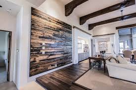 Perfect to transform just a accent wall or a entire room. Floating Reclaimed Wood Wall Porter Barn Wood