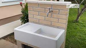 If you're just beginning woodworking , outdoor furniture is a great place to start! Here Is How To Build Your Own Outdoor Sink Unit Ie