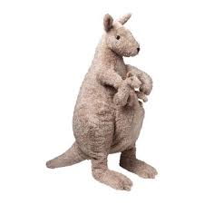Ikea S Plush Giant 27 Stuffed Kangaroo W Baby Soft Toy Super Hugable New Ikea Baby Soft Toys Plush Stuffed Animals Animals