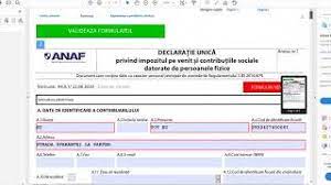 Cand si ce declaratii trebuie sa depuna un pfa intr un an 1. Completare Declaratia Unica Pfa Sistem Real Pentru Bonificatii 2019 Youtube
