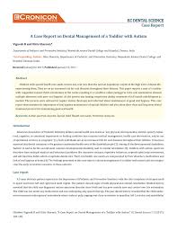 The new britain hospital opened an outpatient autism program in 2012 and had plans for an inpatient unit, but no way to fund it, said lynn ricci, the hospital for special care's president and ceo. Pdf A Case Report On Dental Management Of A Toddler With Autism