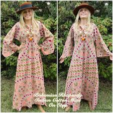 Cute Paisley Hippie Dress For A Casual Yet Dressy Look Boho Hippie Dress Boho Fashion Hippie Dresses