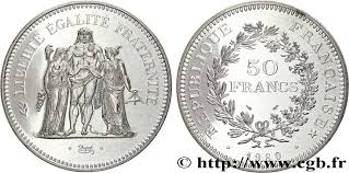 Is it japanese shōnen manga series illustrated & written by eiichiro oda. Piece De Monnaie 50 Francs Hercule