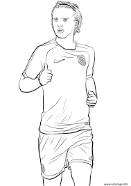 Coloriage Antoine Griezmann Joueur France Coupe Du Monde 2018 A Imprimer Coloriage Foot Coloriage Coloriage Football