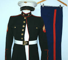 Usmc Us Marine Corps Uniform 1 4 Sleeve Shirt Corporal Size