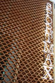 formafantasma uses terracotta and pvc to create deconstructed architecture for sportmax catwalk decor10 terracotta retail interior design logo shapes