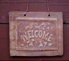 Maybe you would like to learn more about one of these? 18 Ceramic Welcome Sign Ideas Welcome Sign Ceramics Welcome