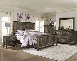 Magnussen Calistoga 4 Piece Panel Bedroom Set In Weathered Charcoal In 2021 Bedroom Furniture Sets King Bedroom Sets Bedroom Set