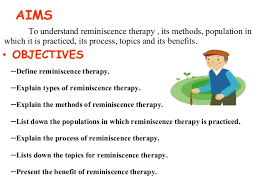 From late latin reminiscentia, from latin reminisci 'remember'. Reminiscence Therapy