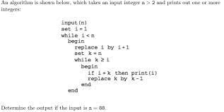 To share the full product catalog, please use the product catalog > download option from the navigation bar at the top of the page. Solved An Algorithm Is Shown Below Which Takes An Input Chegg Com