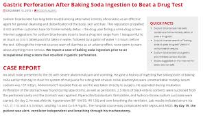 Can sprite soda help you pass an urine drug test? Does Drinking Baking Soda And Water Help A Pass Urinalysis Drug Test Global Advances In Health And Medicine
