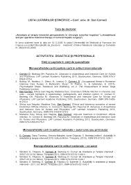Examenul pentru obtinerea titlului de medic specialist va avea loc in 20 septembrie pentru specialitatea… Http Www Scumc Ro Wp Content Uploads 2020 01 Lista Lucrari 2020 Dan Corneci Pdf