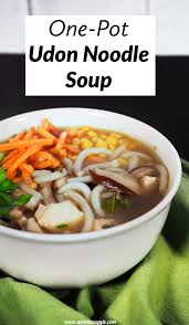 Easy One Pot Vegan Udon Noodle Soup Recipe Wow It S Veggie Recipe Healthy Soup Recipes Udon Noodle Soup Udon Noodles Recipe
