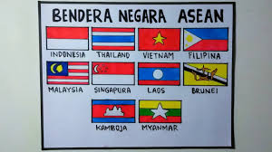 Ini adalah bendera kerajaan negeri negeri sembilan, malaysia ini adalah marawa, bendera minangkabau negeri sembilan, salah satu negara kota seremban, ibukota negeri sembilan sendiri juga sister city dari kota bukittinggi. Menggambar Bendera Negara Asean Gambar Bendera Negara Asean Youtube
