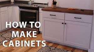 how to make diy kitchen cabinets youtube