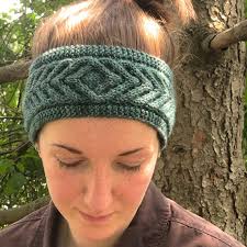 Cabled Headband Knitting PATTERN PDF: Stoney Creek Headband