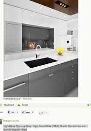 Ikea High Gloss Cabinet Doors Check To See What The Actual Cabinet Looks Like Too Decoracao Casas
