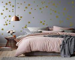 Gold Stars Wall Decals Pack Peel And Stick Confetti Wall Etsy Confetti Wall Decals Gold Vinyl Wall Star Wall Decals