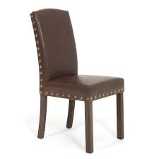 zocalo brown leather studded dining chair diningroomworld com dining chairs chair blue chairs living room
