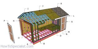 This shed features double 6′ doors to the front and a 3'x3′ window to one side. 10x20 Gable Shed Plans Free Pdf Download Howtospecialist How To Build Step By Step Diy Plans
