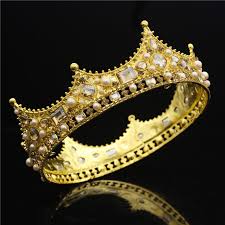 Great savings & free delivery / collection on many items. Baroque Queen King Tiara Crown For Bridal Wedding Hair Jewelry Crystal Diadem Prom Headpiece Big Gold Tiaras And Crowns Bride Eshopini