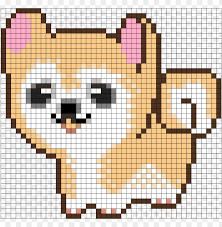 Cute Dog Perler Bead Pattern Bead Sprite Pixel Art Easy Cute Png Image With Transparent Background Toppng Sun water ocean sky palmtrees palm trees tree hammock shadow reflection cute simple. cute dog perler bead pattern bead