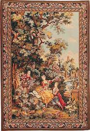 This medieval tapestry wall hanging is called lady owein. 17th And 18th Century French Tapestries Gobelins Tapestry Wallhangings Medieval Tapestry Tapestry Art Decorative Tile Designs