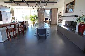 Nicolas offered a much more reasonable price for installing flooring than any others i had seen in north county san diego. Custom Interior Decorative Concrete Flooring Contemporary Dining Room San Diego By Life Deck Coating Installations Houzz