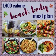 1 400 Calorie Beach Body Meal Plan Grocery List Ally S Cooking