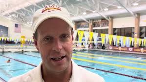 Calvin head swim coach Dan Gelderloos