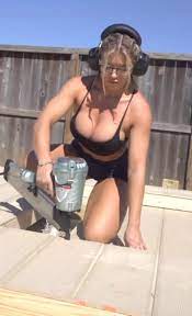 I'm the bikini carpenter — this is why they call me 'wood bunny'