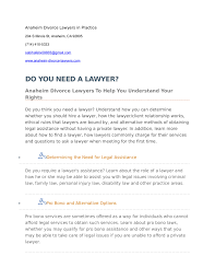 Attorneys in this practice area work for organizations that do not discriminate who they. Anaheim Divorce Lawyers In Practice Flip Book Pages 1 6 Pubhtml5