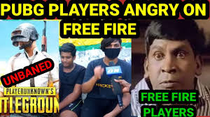 Sejak tahun 2018 lalu, free fire dan pubg menjadi permainan yang memiliki jumlah pemain yang sangat banyak dan paling sering dimainkan. Pubg Players Angry On Free Fire Troll Pubg Ban Troll Tamil Troll Tamil Youtube