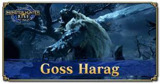 Sunbreak Goss Harag: Weakness and Drops | Monster Hunter Rise｜Game8