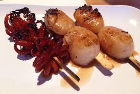 Seafood Yakitori Are Delicious And Easy To Prepare At Home Yakitori Recipe Chicken Recipes Healthy Recipes
