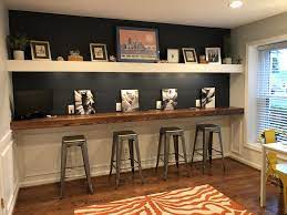 The first y data set provides the starting y position for each bar graph. Floating Desk And Floating Shelf Dining Room Makeover Bar Table Diy Floating Desk