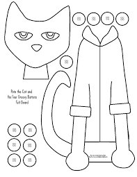 Pete the cat coloring page | coloring page base peter the cat is a cartoon cat best known for his starring role in his own new york times children's book series. Pete The Cat Printables Coloring Home