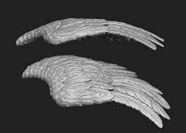 Wings Printable 5 3d Print Model Wings Art Wings Art Drawings Sketches
