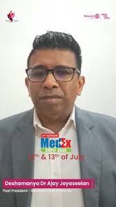 Deshamanya Dr. Ajay Jayalseelan, Past President of the Rotaract Club of  Kandy, shares his thoughts