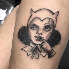 Diabinha que foi pra pele da Patrícia Obrigada por ter escolhido ela ❤️  Vamo fazer uma mocinha também? Me chama na DM! @ Lady Morrigan Tattoo