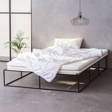 Ion Stahlbett Schwarz Tatkraft Steel Bed Design Minimalist Bed Black Bedding