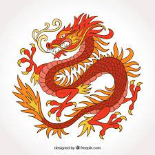 Traditional Chinese Dragon In Hand Drawn Style Free Vector Chinese Dragon Art Dragon Drawing Dragon Illustration