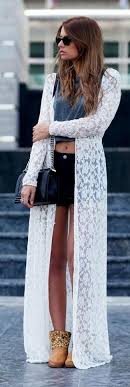 Weisse Spitze Strickjacke Von Valentino 2 100 Farfetch Com Lookastic