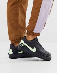 Black And Green Air Force 1 Nike Black And Fluro Green Air Force 1 Jester Trainers Black Nikes Black And White Trainers Nike