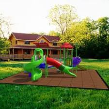Rubber Playground Tiles 2 75 In Playground Tiles Rubber In 2020 Rubber Playground Playground Tile Rubber Tiles Playground