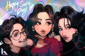 a lil colored sketch for Sara's Birthday yesterday! , Soul won the  Valentine event