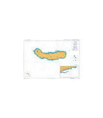 British Admiralty Nautical Chart 1895 Ilha De Sao Miguel