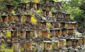 Truebanos, antiguo tipo de colmena hecha en el interior de un tronco hueco.  | Bienen, Bienenzucht im garten, Bienenhaltung