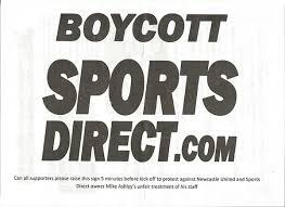 Image result for NEWCASTLE  Sports Direct protest
