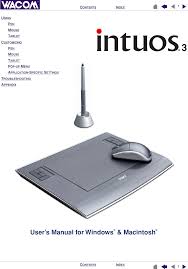 With this kit, i am now able to set the tablet off to the side and let it charge, and then use it wirelessly. Ptzl Digitizer User Manual Intuos3 User S Manual For Windows Macintosh Wacom